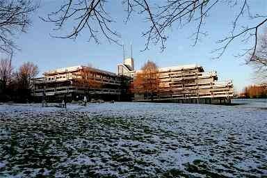 Panoramablick über Alfter – Rathaus und Landschaft