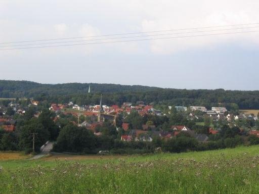 Panoramablick über Bissendorf – Rathaus und Natur