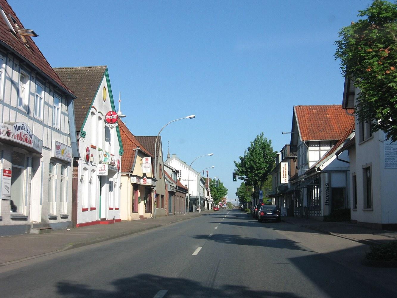 Panoramablick über Bremervörde – Rathaus und Stadtlandschaft