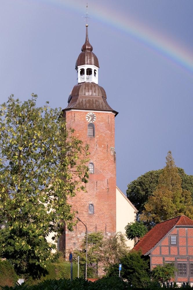 Panoramablick über Cloppenburg – Rathaus und Stadtansicht