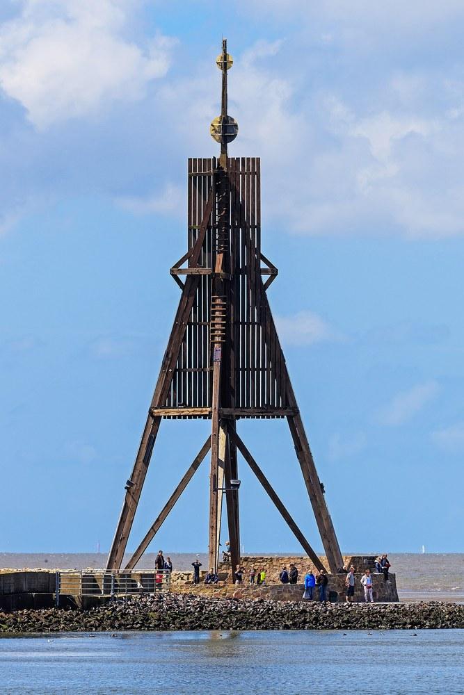 Panoramablick über Cuxhaven – Hafen und Strandpromenade