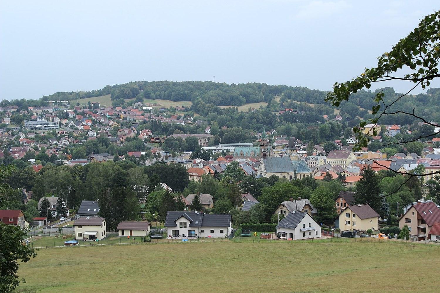 Panoramablick über Friedland – Rathaus und Umgebung