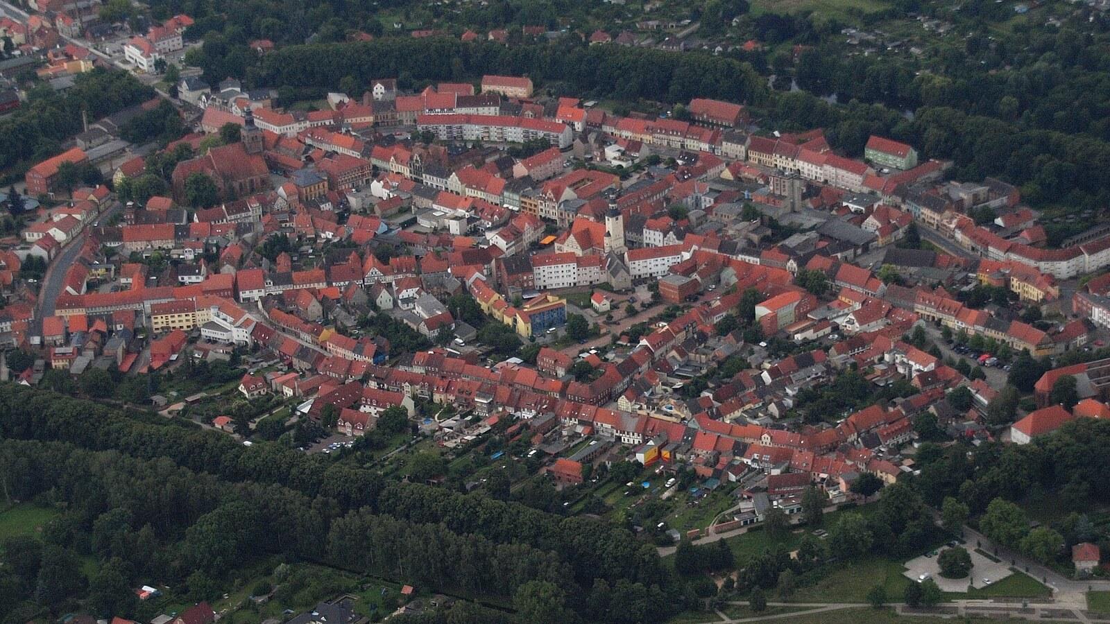Panoramablick über Gardelegen – Rathaus und Stadtansicht