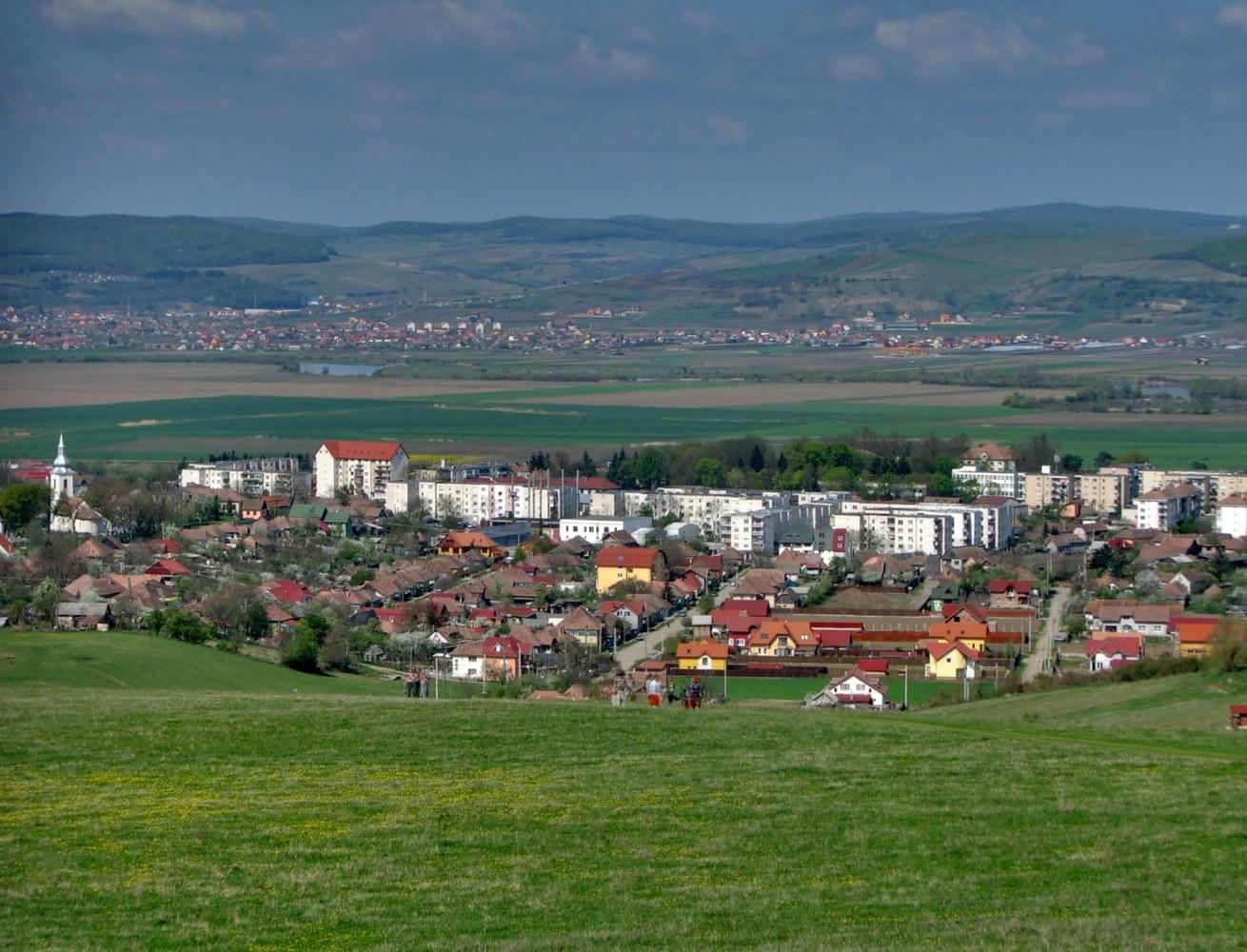 Panoramablick über Georgsdorf – Rathaus und Natur