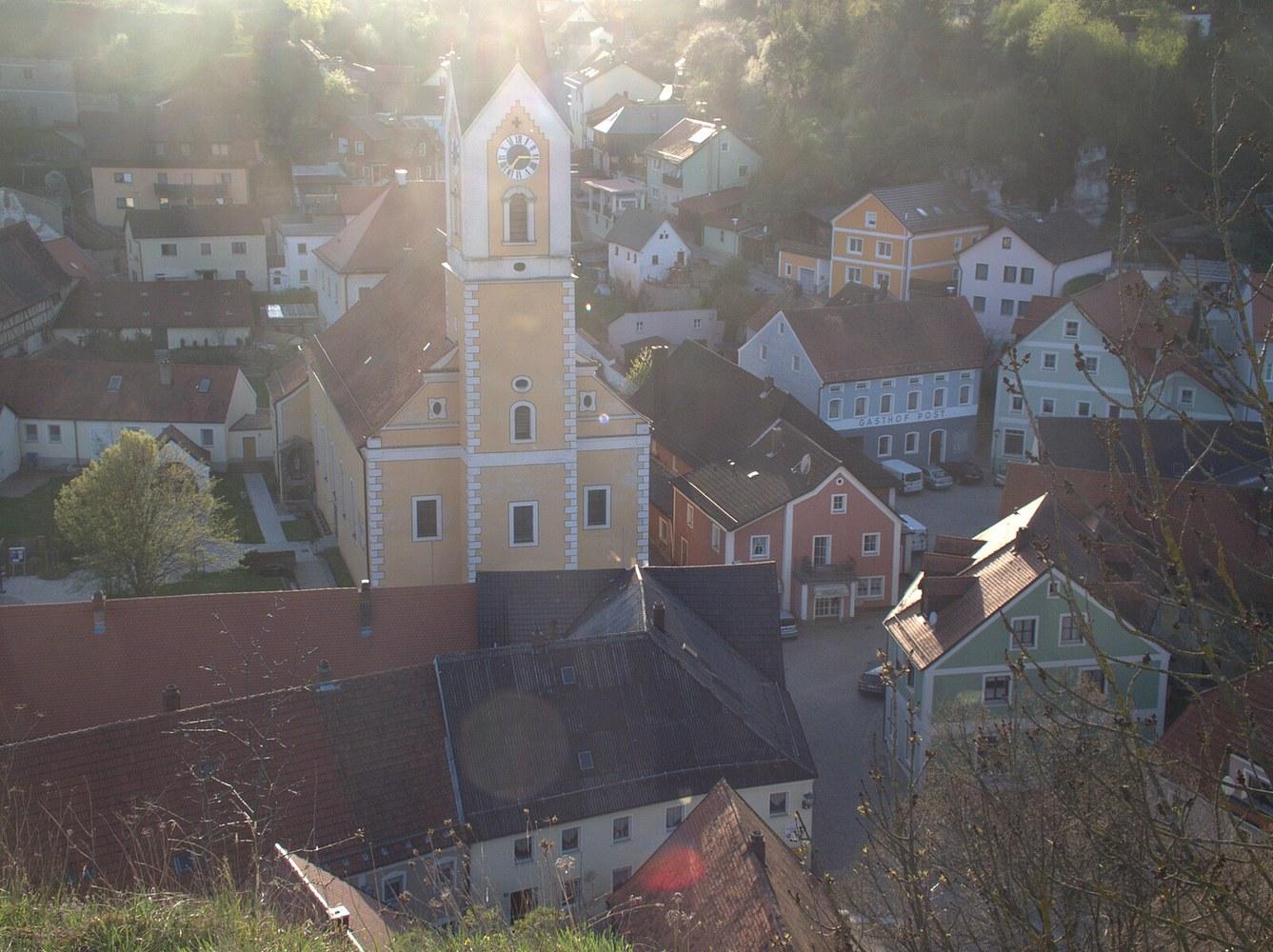 Panoramablick über Hohenfels – Rathaus, Maschsee und Skyline