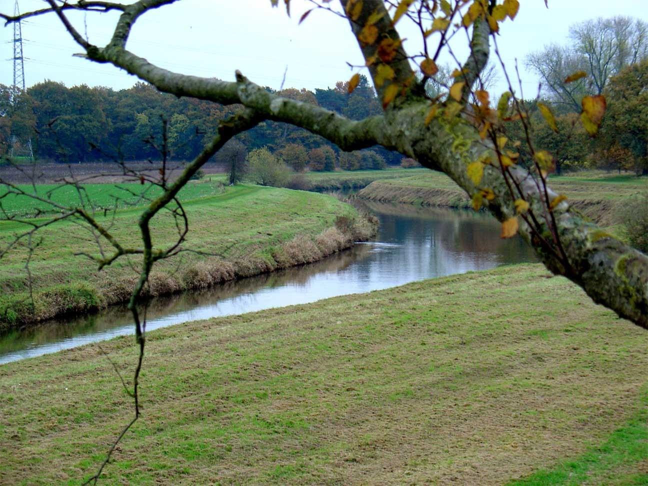 Panoramablick über Hoogstede – Rathaus und Landschaft