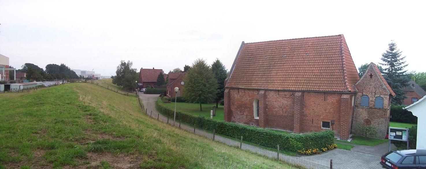 Panoramablick über Lemwerder – Rathaus und Umgebung