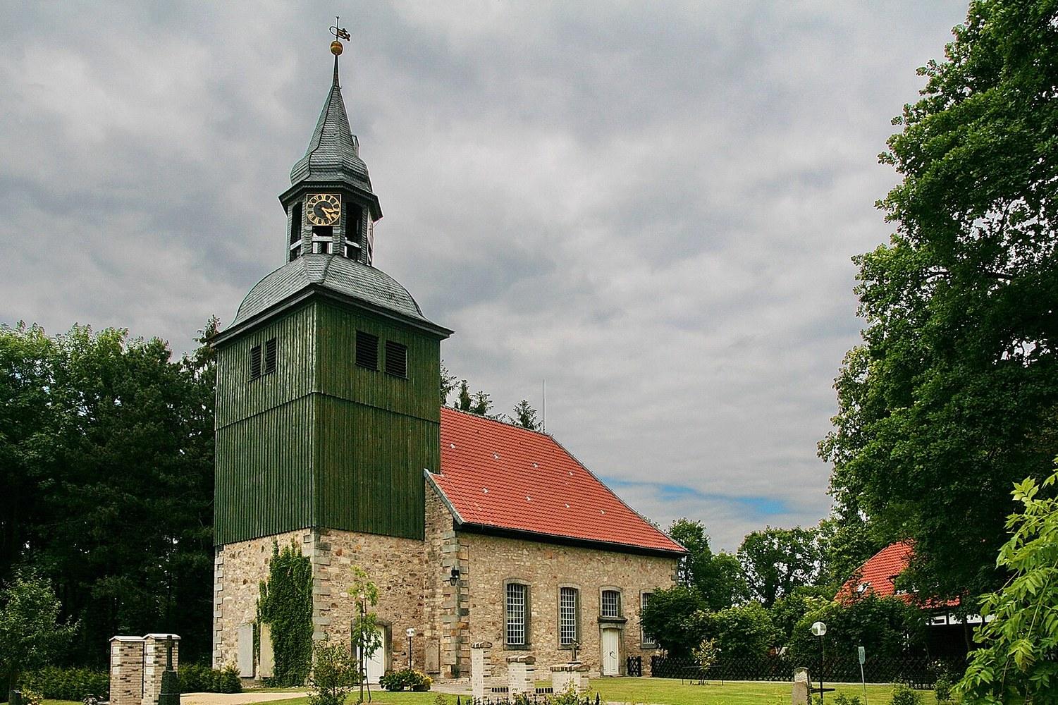 Panoramablick über Meinersen – Rathaus und Umgebung