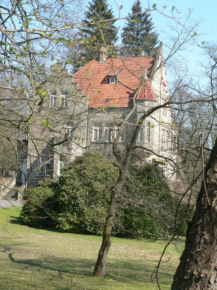 Panoramablick über Niemetal – Rathaus und Umgebung