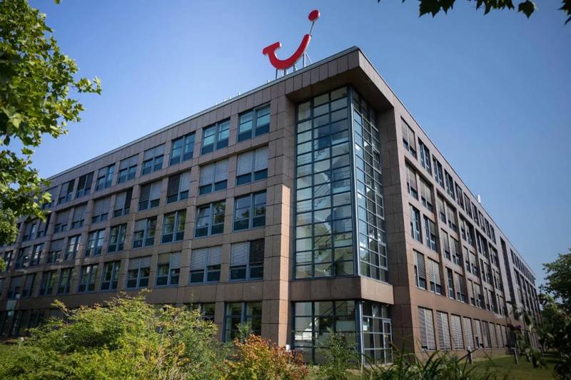 Luftaufnahme von Hannover mit TUI AG Hauptsitz