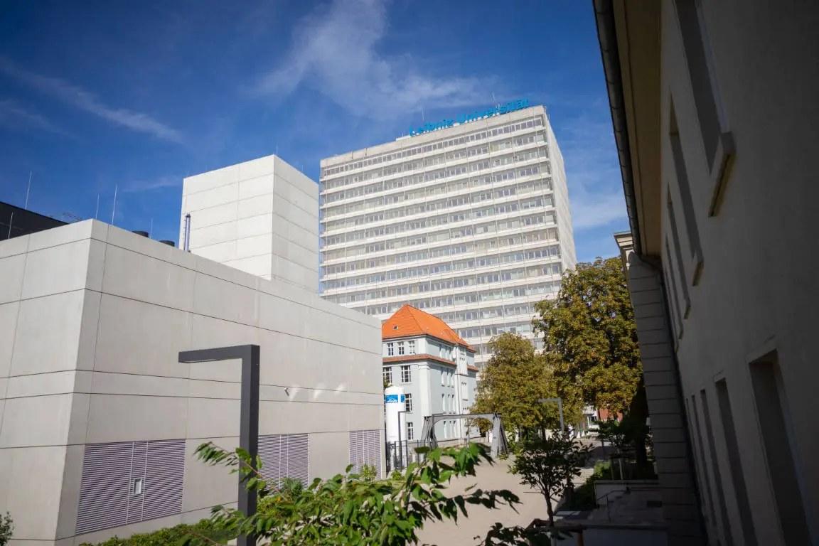 Das Hochhaus in der Appelstraße – markant in Hannover