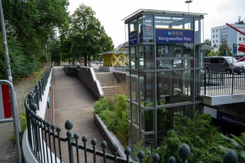 Luftaufnahme des Königsworther Platzes in Hannover