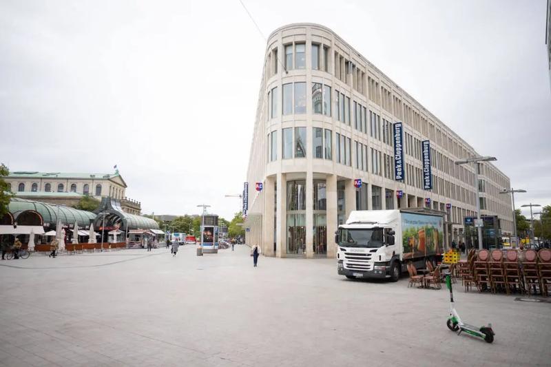 Luftaufnahme des Kröpcke in Hannover