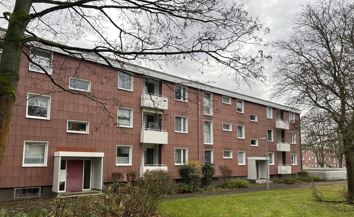 Außenansicht einer Wohnanlage in Hannover-Marienwerder