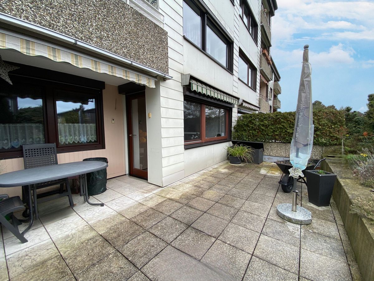 Terrasse einer Hochparterre-Wohnung in Garbsen-Berenbostel