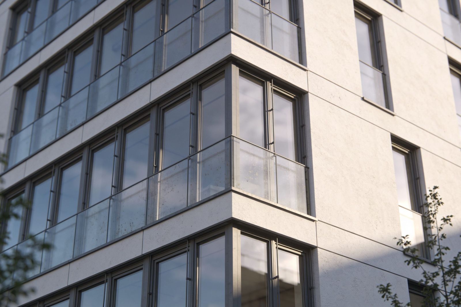 Modernes Büro- und Gewerbegebäude