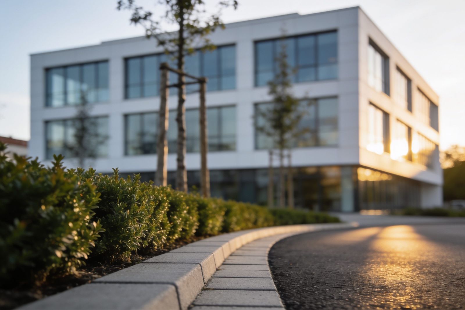 Modernes Büro- und Gewerbegebäude