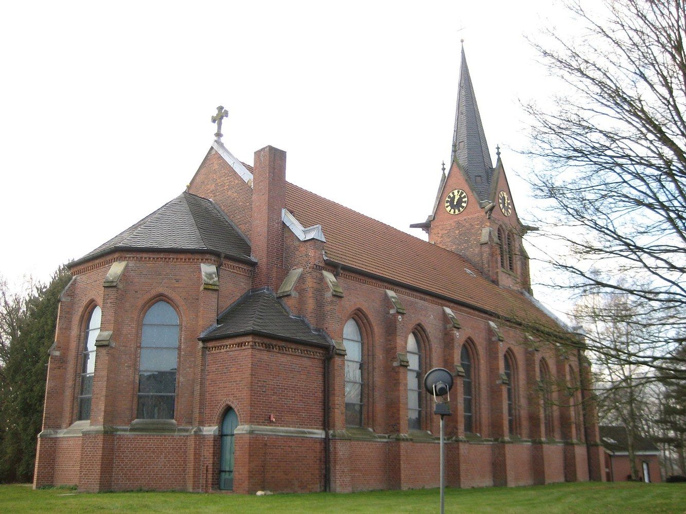 Panoramablick über Ahlerstedt – Rathaus und Umgebung