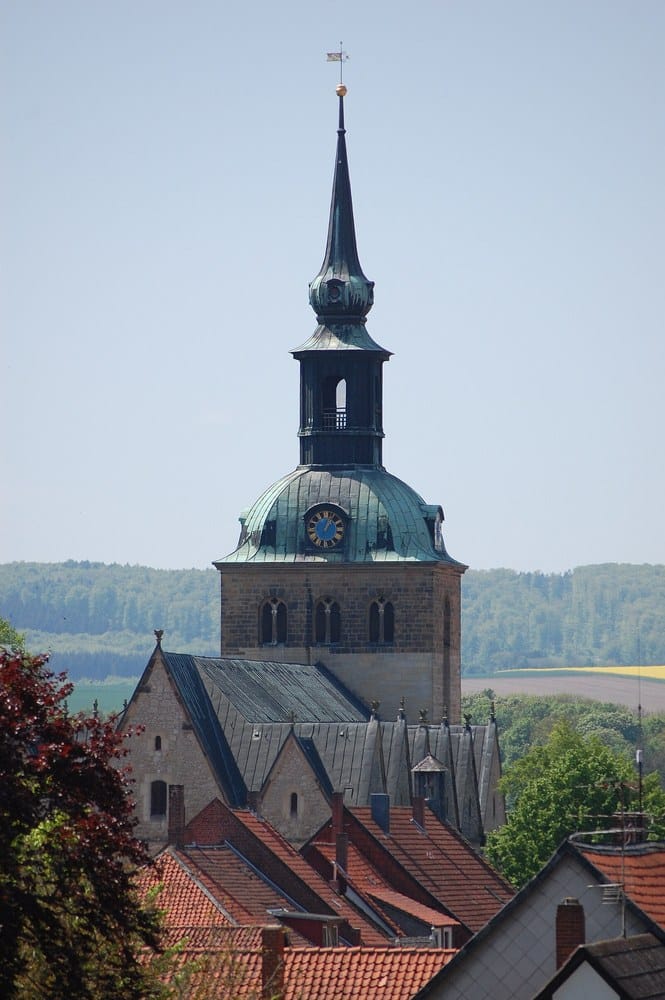 Panoramablick über Bockenem – Rathaus und Umgebung