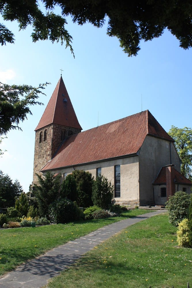 Panoramablick über Eystrup – Rathaus und Umgebung