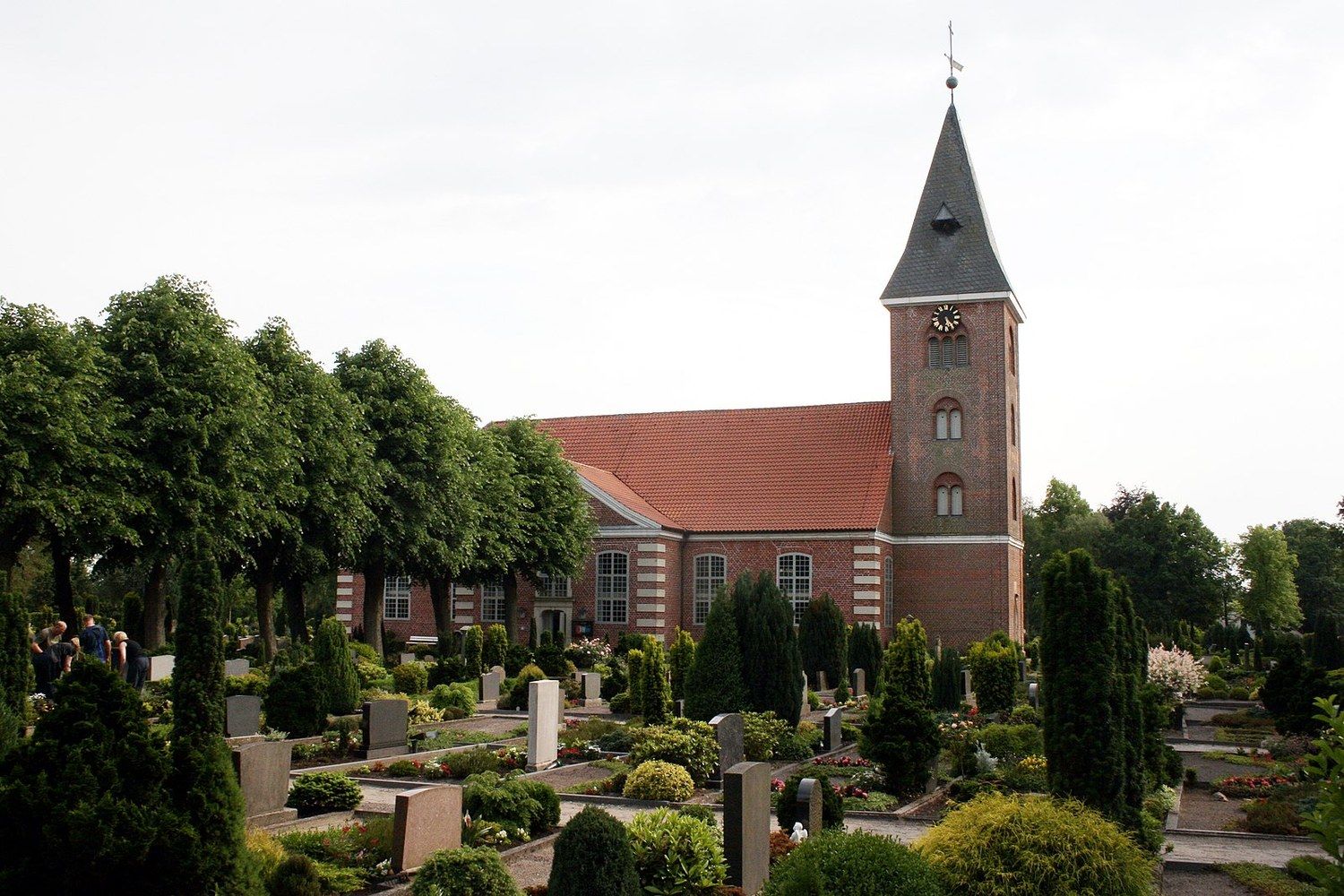Panoramablick über Grasberg – Rathaus und Umgebung