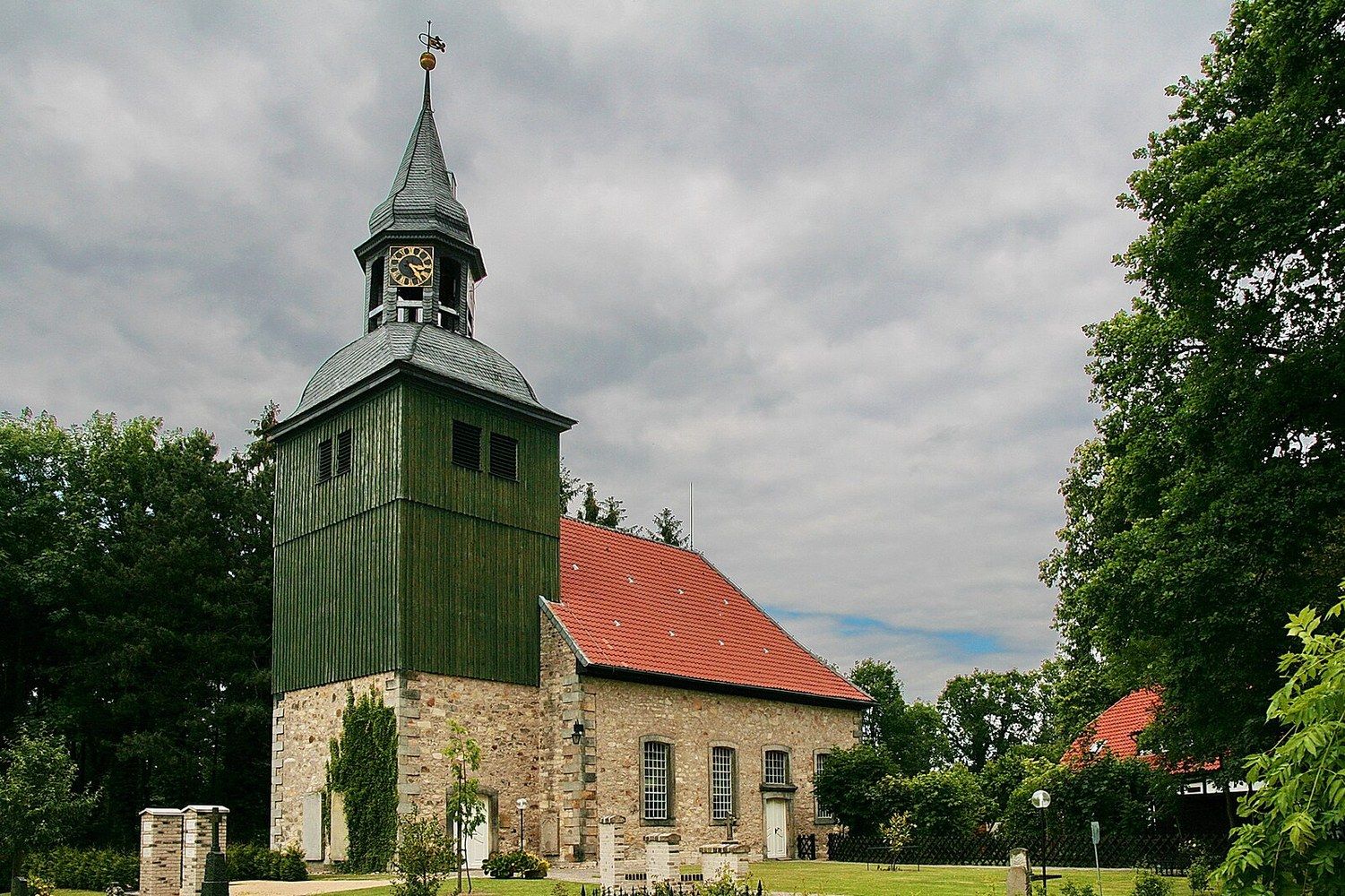 Panoramablick über Meinersen – Rathaus und Umgebung