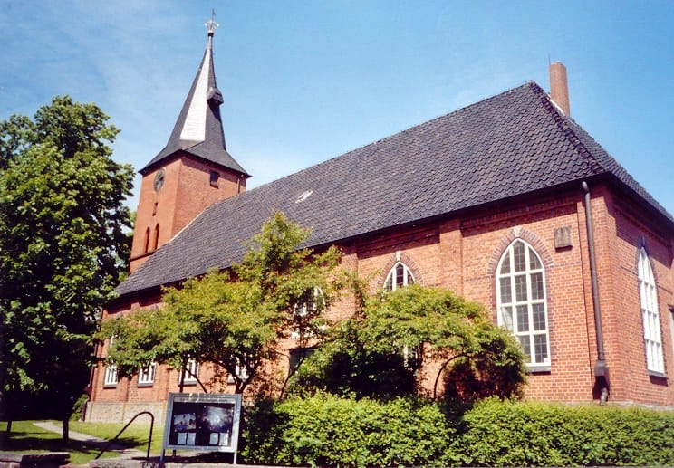 Panoramablick über Ritterhude – Rathaus und Umgebung