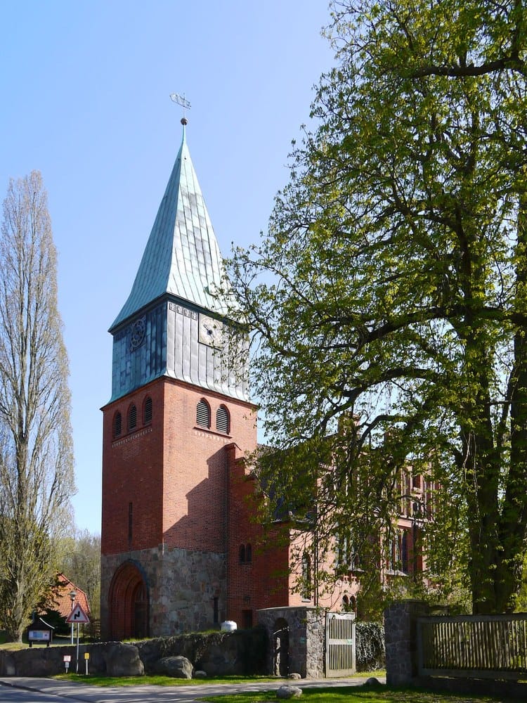 Panoramablick über Schnega – Rathaus und Umgebung