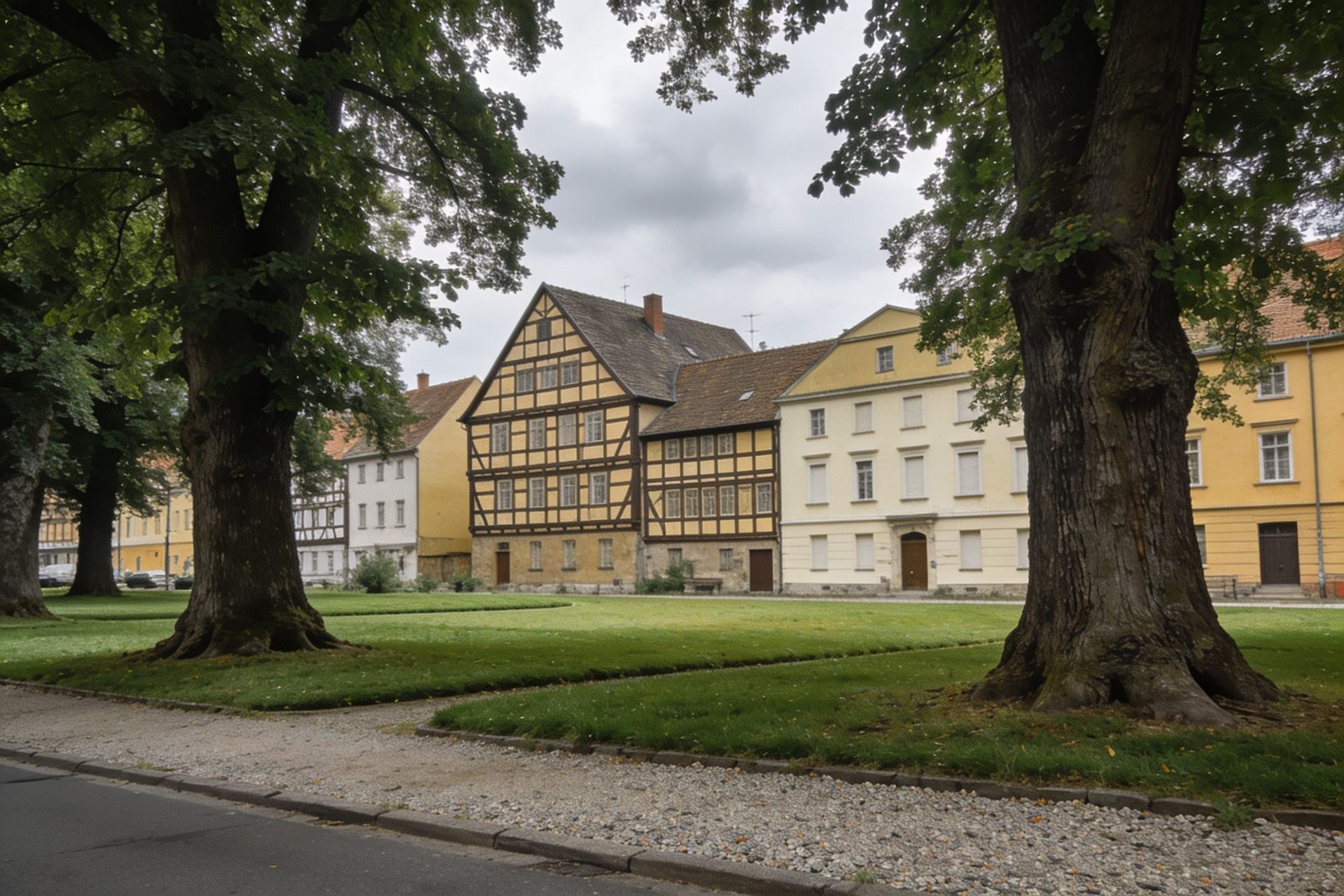 Parkanlage am Rand der Altstadt