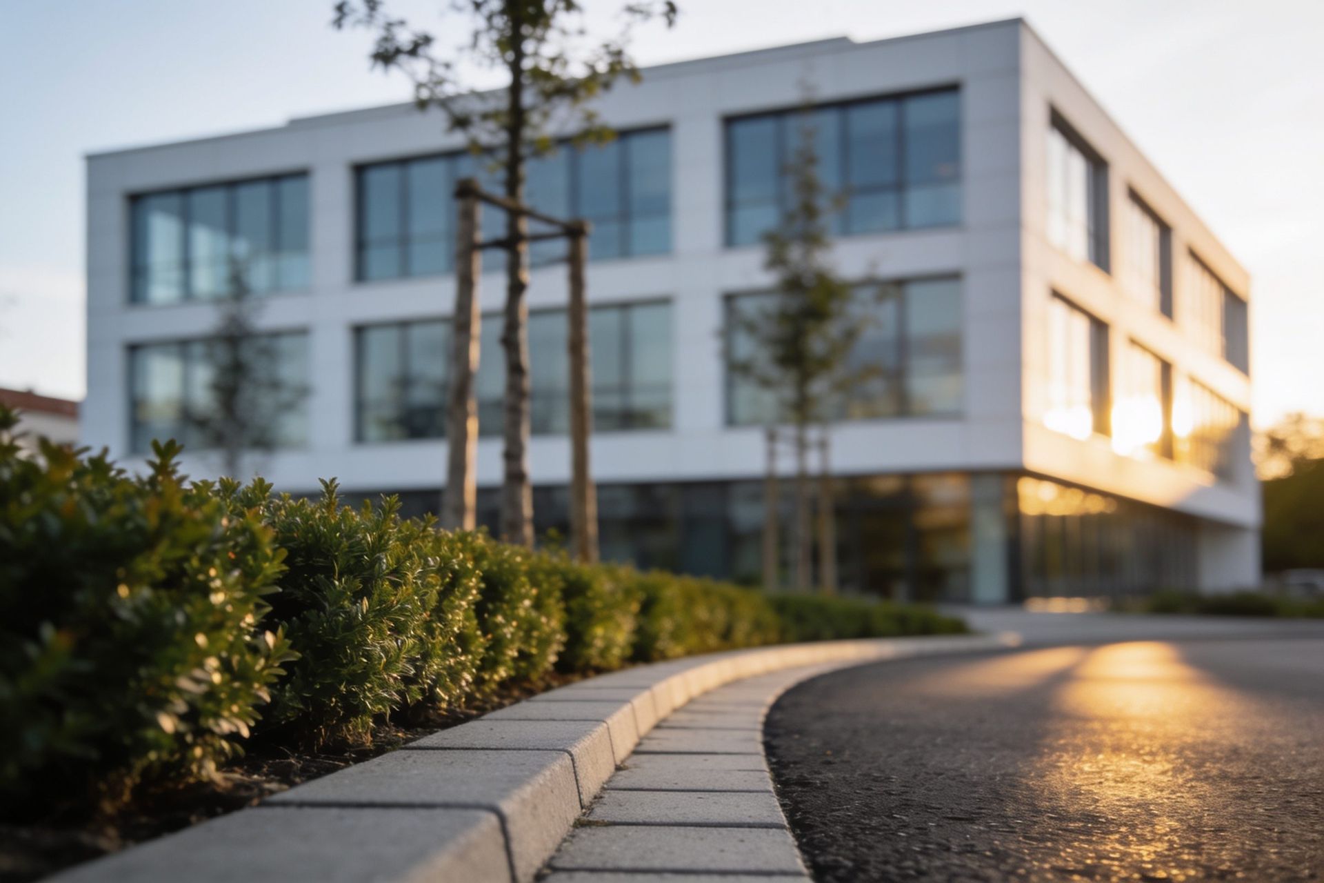 Modernes Büro- und Gewerbegebäude