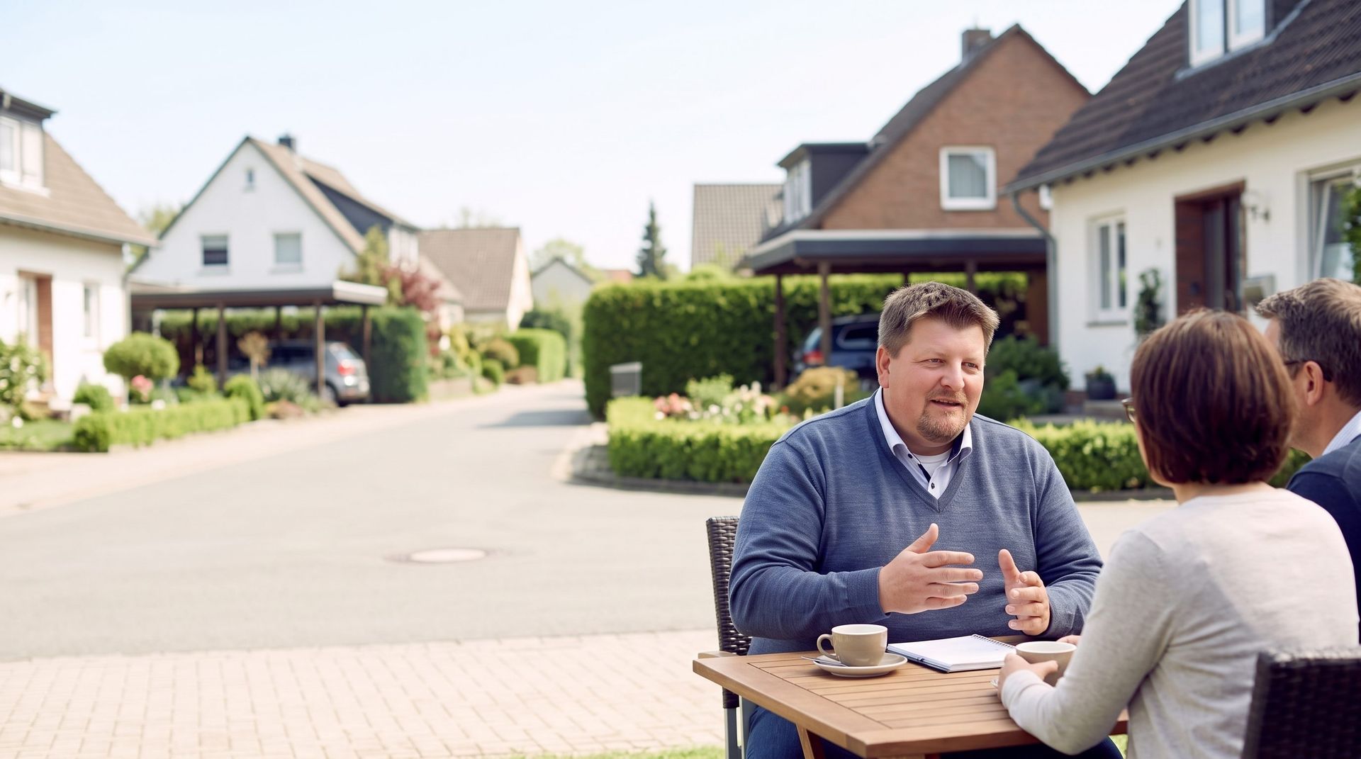 Markus Meyer von City Immobilienmakler im Beratungsgespräch