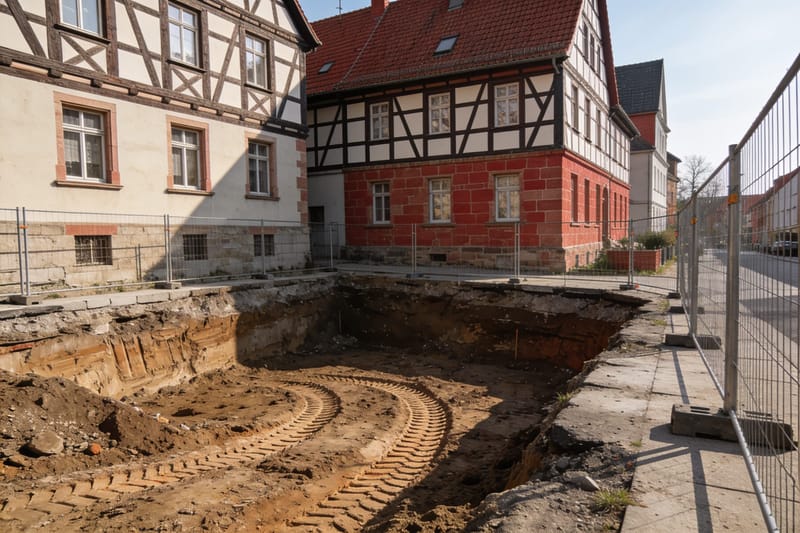 Lageplan und Unterlagen zum Grundstück