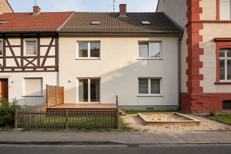 Reihenhaus zur Miete mit Vorgarten