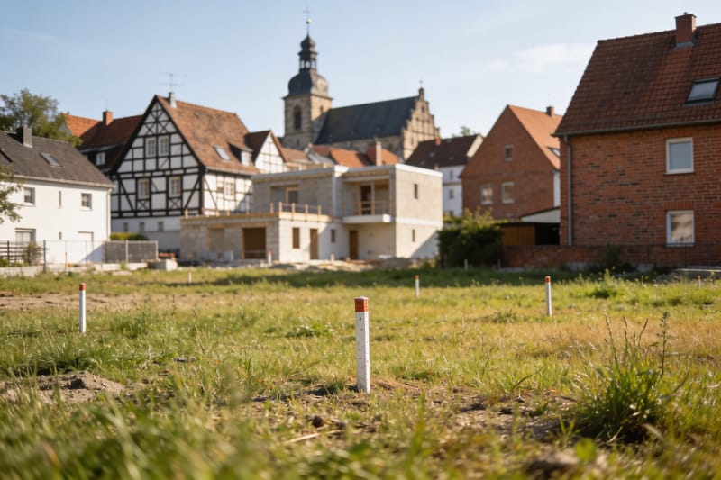 Unbebautes Baugrundstück in Wohnlage
