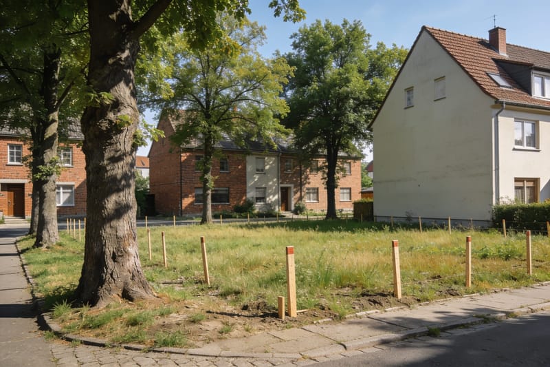 Unbebautes Baugrundstück in Wohnlage