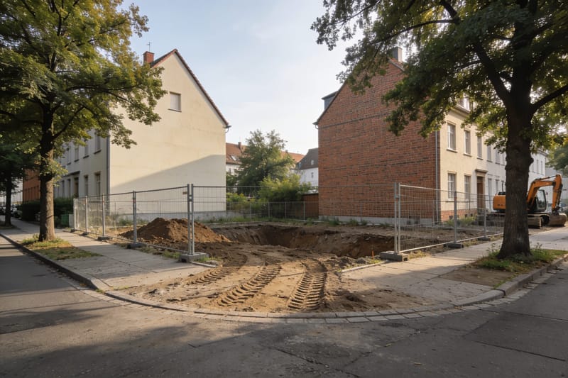 Lageplan und Unterlagen zum Grundstück in Hannover