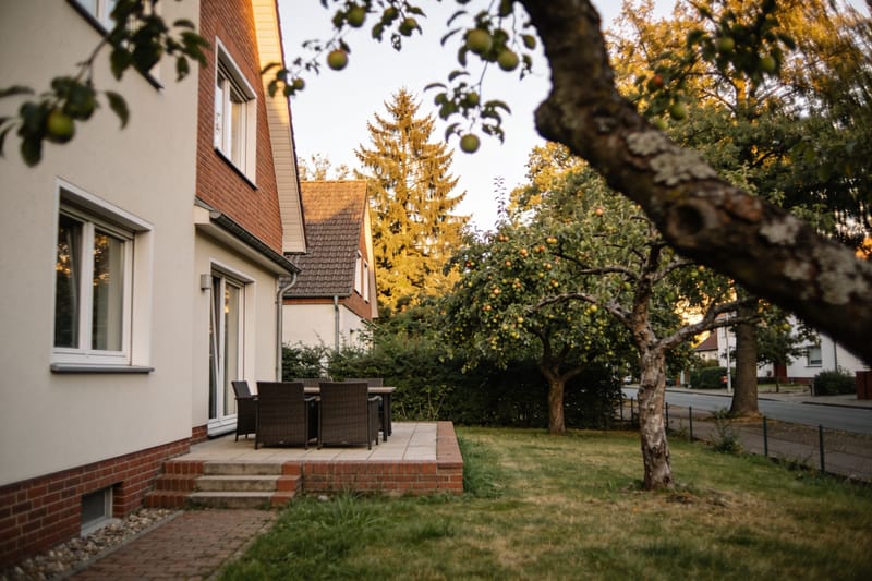 Heller Wohnbereich in einem Einfamilienhaus