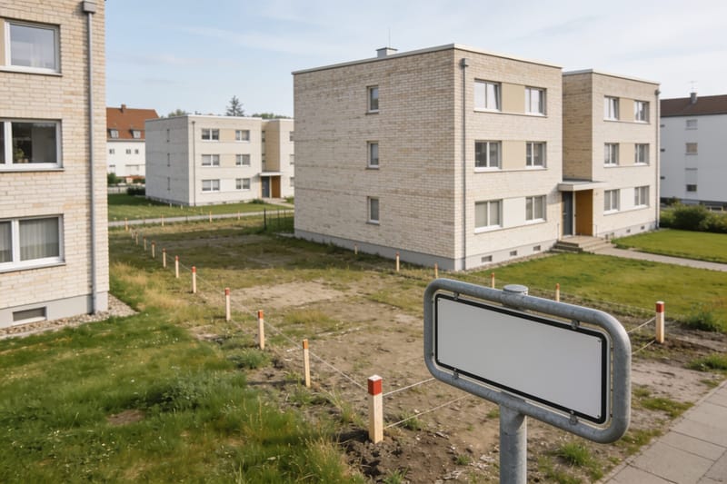 Baureifes Grundstück mit Erschließung