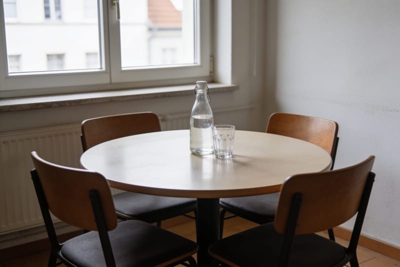 Beratungstisch im Maklerbüro