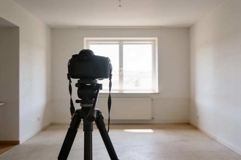 Fotoshooting für das Immobilien-Exposé