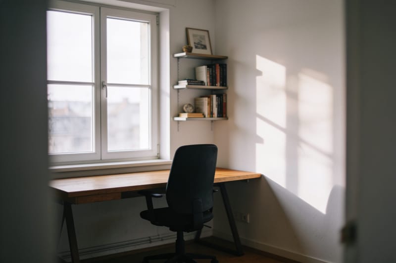 Arbeitszimmer für das Homeoffice