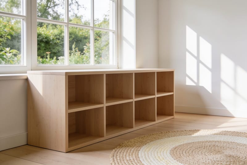 Neutral eingerichtetes Kinderzimmer