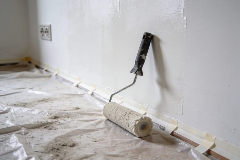 Renovierungsarbeiten im Innenraum