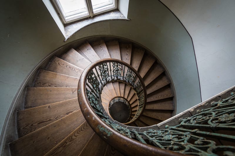 Treppenhaus in einem Altbau