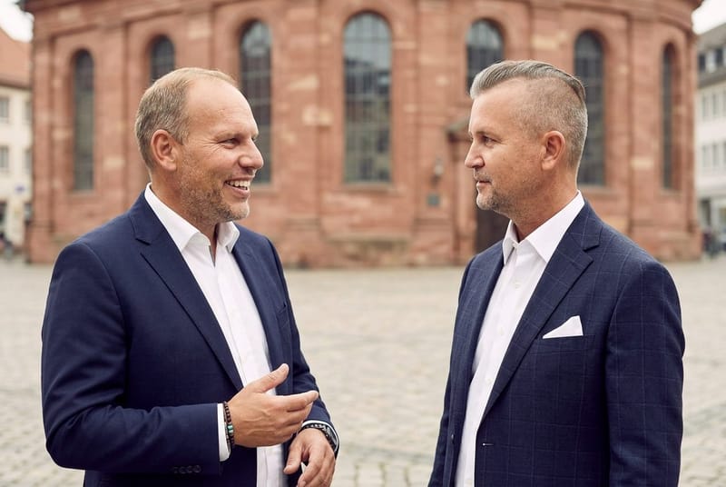 Oliver Martin und Henri Ehmke von City Immobilienmakler im Gespräch