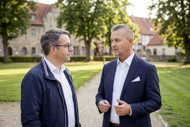 Benjamin Bricke und Henri Ehmke von City Immobilienmakler im Gespräch
