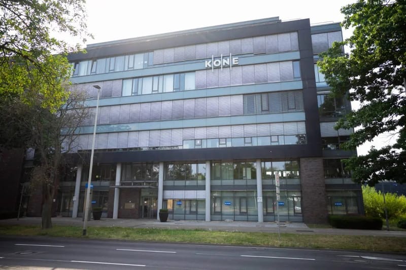 Luftaufnahme der KONE GmbH in Hannover